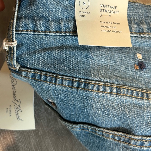 Universal Thread Blue Embroidered Jeans - Picture 2 of 3